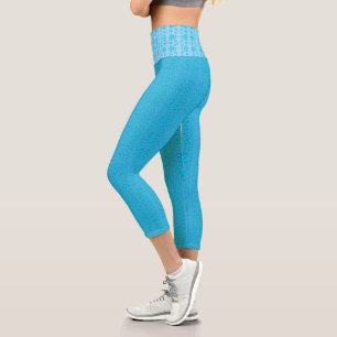 Connected Minds Pattern Capri Leggings