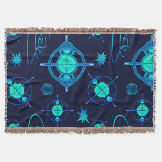 Connected Minds Pattern Throw Blanket