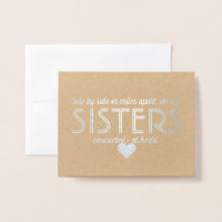 Connected Sisters Fun Bridesmaid or Maid of Honour