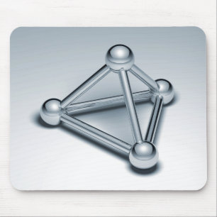 Connected Spheres Mouse Pad