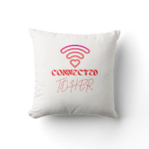  Connected to Her WiFi Heart Design Valentine's