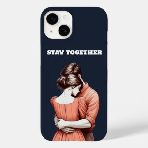Connected Two Hearts Stay Together Design Case- Case-Mate iPhone 14 Case