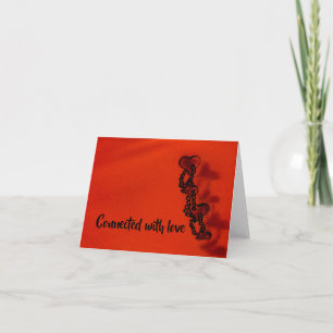 Connected with love card