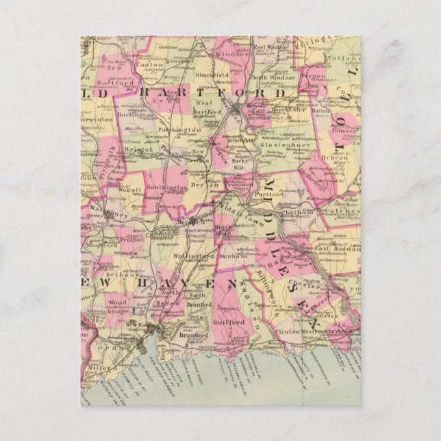 Connecticut 12 postcard (Front)