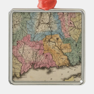 Connecticut 13 metal tree decoration