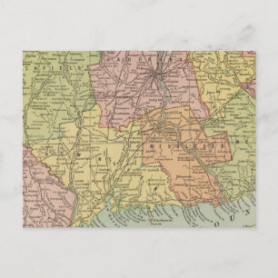 Connecticut 5 postcard