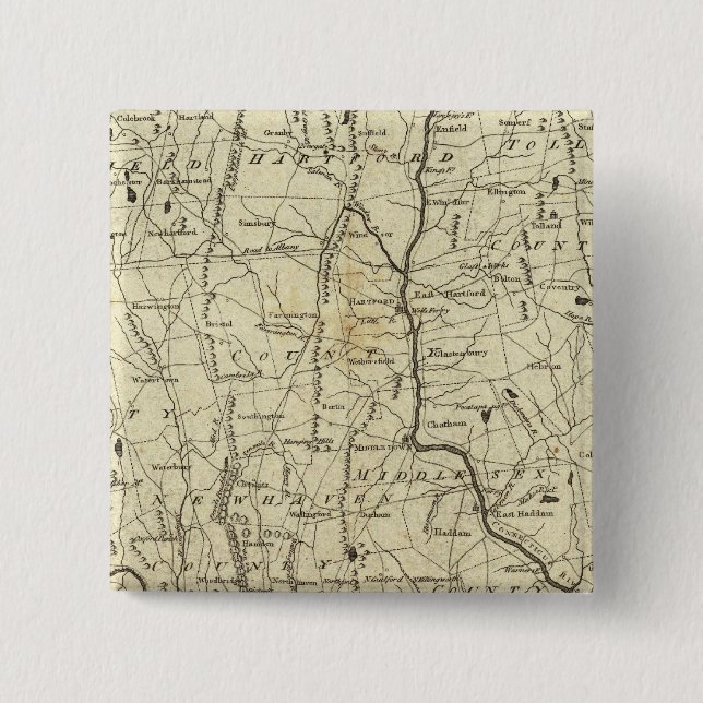 Connecticut 7 15 cm square badge (Front)