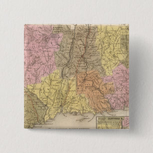 Connecticut 8 15 cm square badge