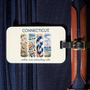 Connecticut – Anchors, Ocean & Sea Breeze Luggage Tag