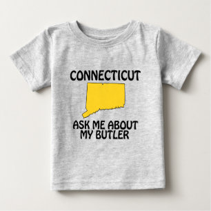 Connecticut - Ask Me About My Butler Baby T-Shirt