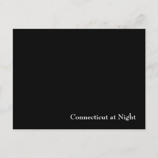 Connecticut at Night Postcard