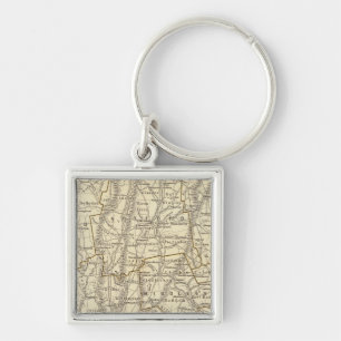 Connecticut Atlas Map Key Ring