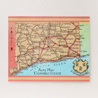 Connecticut Auto Map