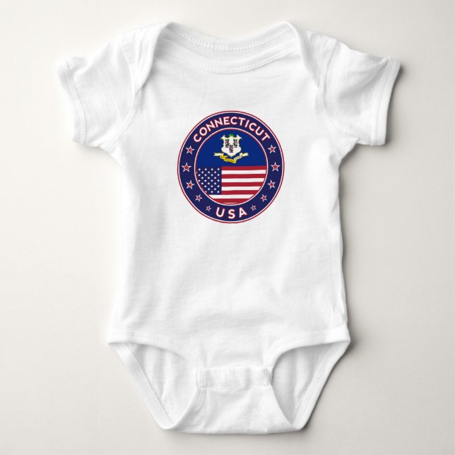 Connecticut Baby Bodysuit (Front)