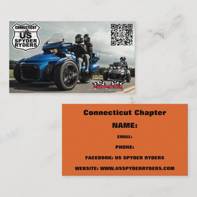 Connecticut Chapter - Business Cards 3 (Front/Back)