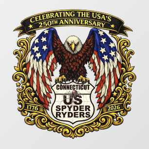 Connecticut Chapter - Decal Eagle USA250