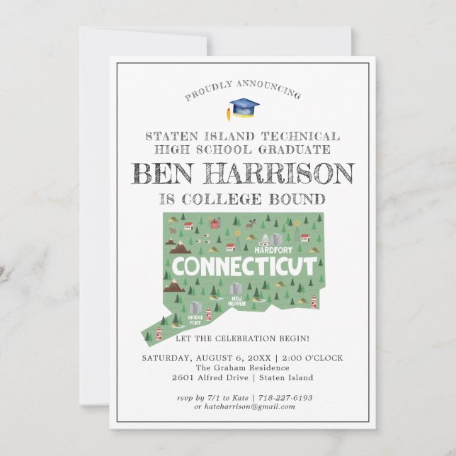 Connecticut | College Bound Graduation Party (Front)