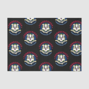 CONNECTICUT CONSTITUTION STATE FLAG TISSUE PAPER