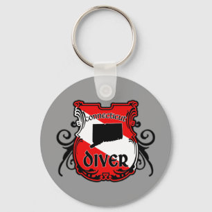 Connecticut Diver Key Ring
