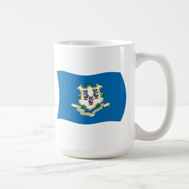 Connecticut Flag Mug (Right)