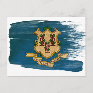 Connecticut Flag Postcards