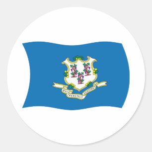 Connecticut Flag Sticker