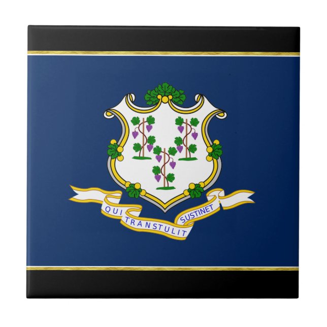 Connecticut flag tile (Front)