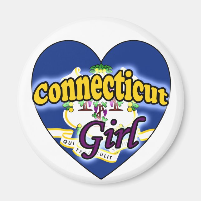 Connecticut Girl Magnet (Front)