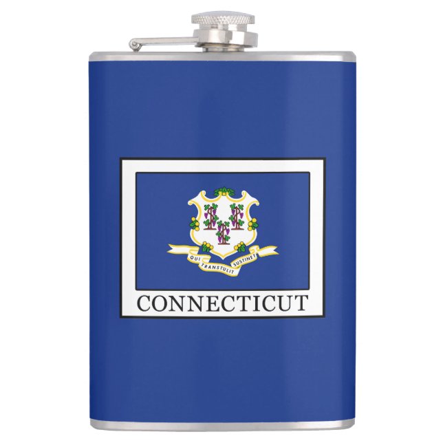 Connecticut Hip Flask (Front)