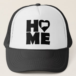 Connecticut Home Heart State Ball Cap Trucker Hat