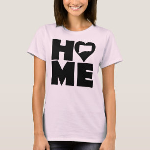 Connecticut Home Heart State Tees T-Shirt