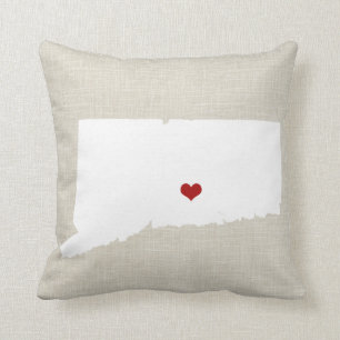 Connecticut Home State New Home Pillow 16" x 16"