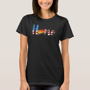 Connecticut Home State Pride Map Usa T-Shirt