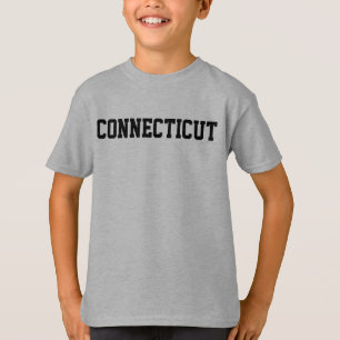 Connecticut Jersey Font Black.png T-Shirt