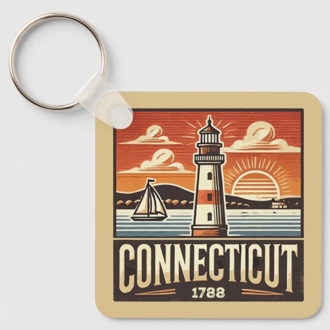 Connecticut Key Ring (Front)