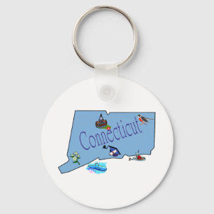 Connecticut Keychain