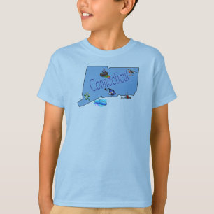 Connecticut Kid's T- Shirt