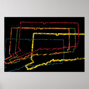 connecticut pride blur poster