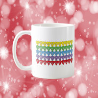 Connecticut Rainbow Heart Pattern