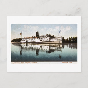 Connecticut River Steamer "Hartford" Postcard