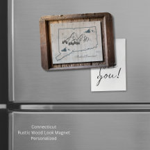 Connecticut Rustic Wood Frame Mountains