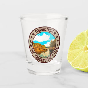 Connecticut                                        shot glass