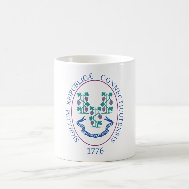 Connecticut sign coffee mug (Center)
