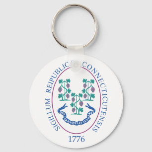 Connecticut sign key ring