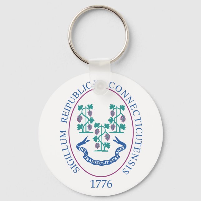 Connecticut sign key ring (Front)