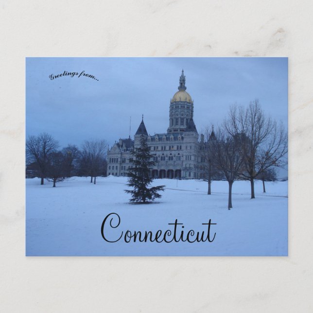 Connecticut State Capitol Hartford Connecticut Postcard (Front)