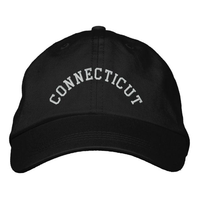 Connecticut State Embroidered Hat (Front)