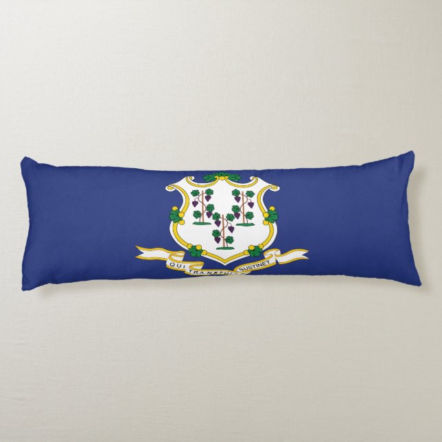 Connecticut State Flag Body Cushion (Back)