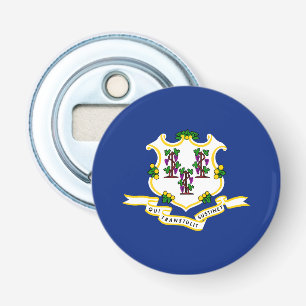 Connecticut State Flag Bottle Opener