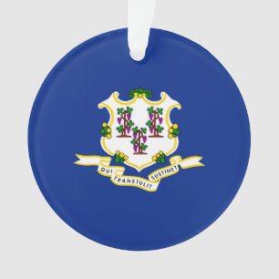 Connecticut State Flag Design Ornament